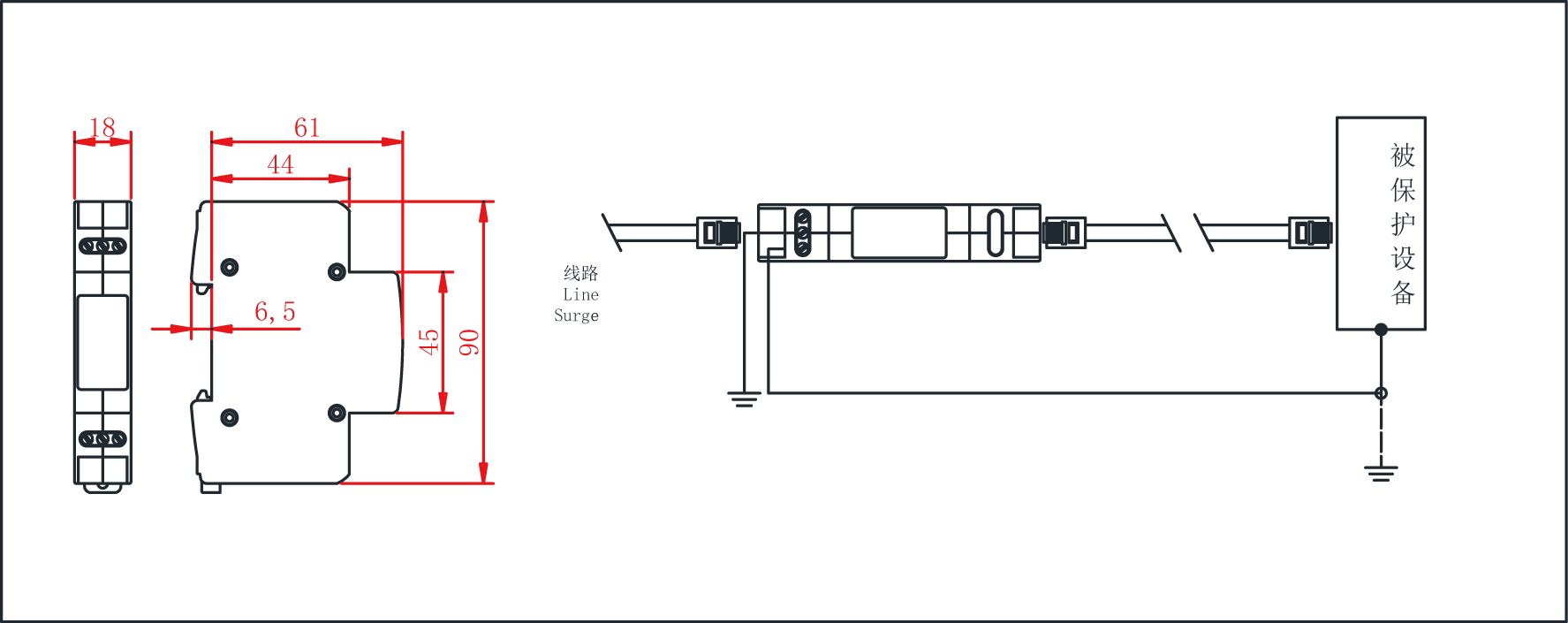 TK01 網(wǎng)絡(luò)，電話防雷器.png